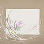 Primavera . Las Estaciones . yeso, acuarela, hojas de plata y lino . 100 x 151 cm . 2011
