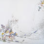 ﻿Kouzounos V . Acuarela y yeso sobre papel Arches . 76 x 57 cm . 2010